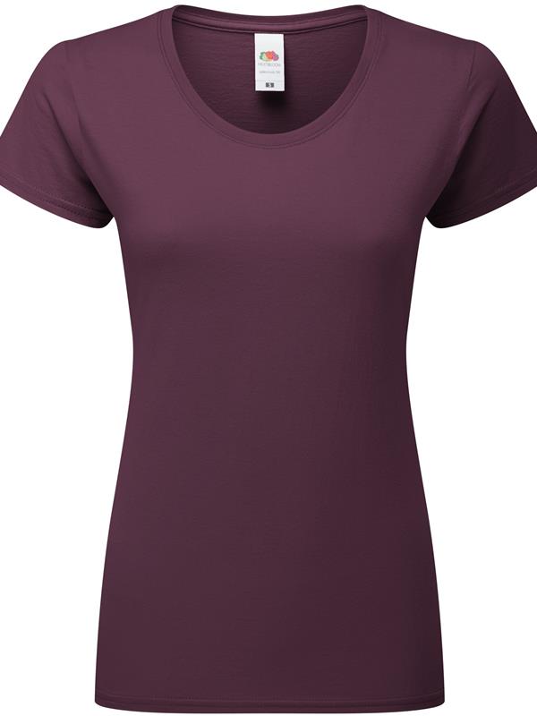 Fruit Of The Loom Iconic Premium Combed 195 Regular Fit Tee Ladies