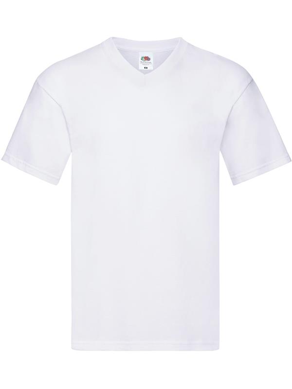 Fruit Of The Loom Original Open End 145 Regular Fit V Neck Tee Adult