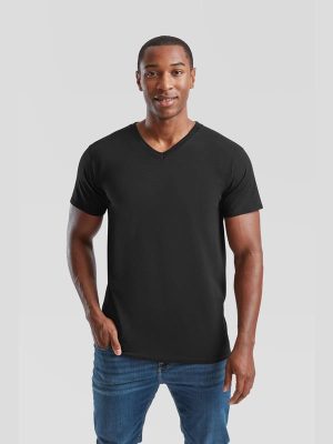Fruit Of The Loom Original Open End 145 Regular Fit V Neck Tee Adult - Image 5