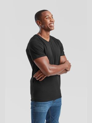 Fruit Of The Loom Original Open End 145 Regular Fit V Neck Tee Adult - Image 7