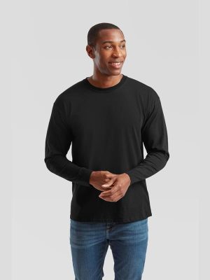 Fruit Of The Loom Original Open End 145 Regular Fit LS Tee Adult - Image 5