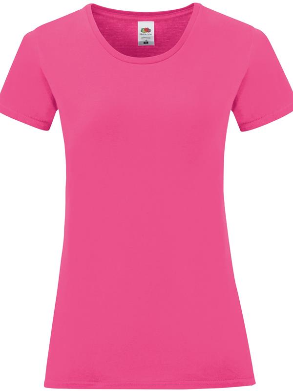 Fruit Of The Loom Iconic Combed 150 Regular Fit Tee Ladies