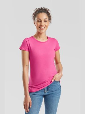 Fruit Of The Loom Iconic Combed 150 Regular Fit Tee Ladies - Image 47