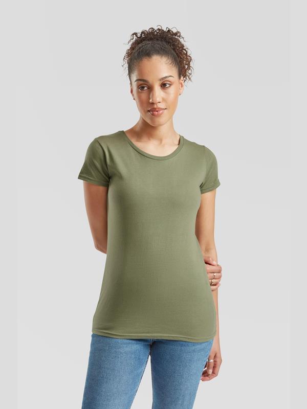 Fruit Of The Loom Iconic Combed 150 Regular Fit Tee Ladies