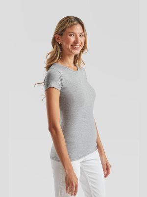 Fruit Of The Loom Iconic Combed 150 Regular Fit Tee Ladies - Image 7