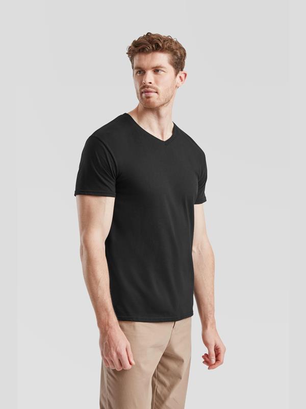 Fruit Of The Loom Iconic Combed 150 Regular Fit V Neck Tee Adult