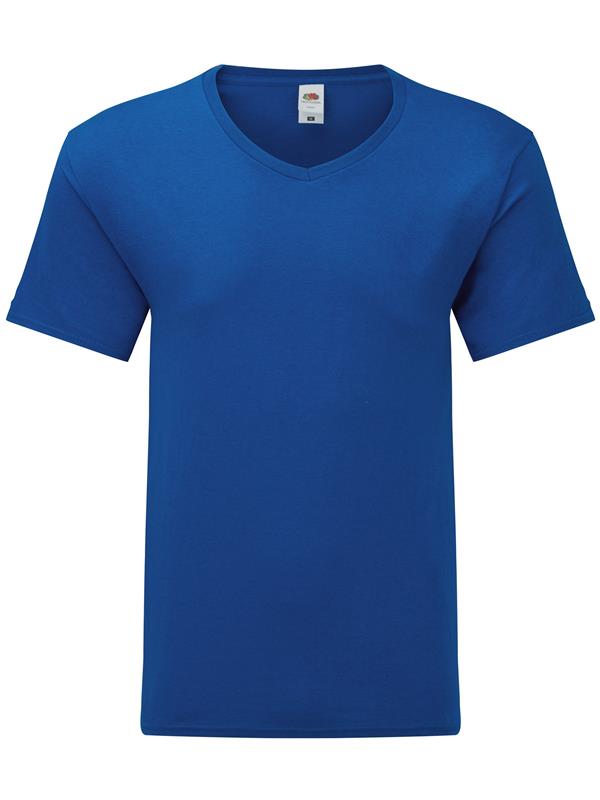 Fruit Of The Loom Iconic Combed 150 Regular Fit V Neck Tee Adult