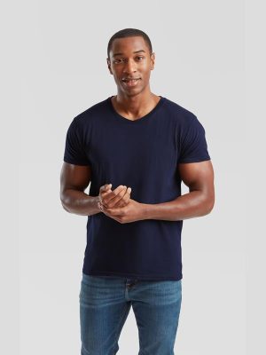Fruit Of The Loom Iconic Combed 150 Regular Fit V Neck Tee Adult - Image 13
