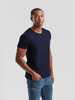 Fruit Of The Loom Iconic Combed 150 Regular Fit V Neck Tee Adult - Image 15