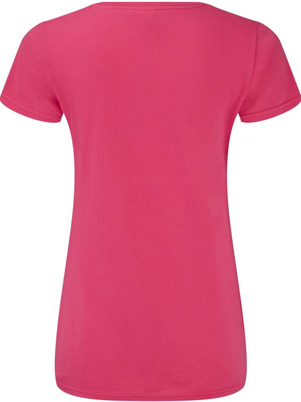 Fruit Of The Loom Iconic Combed 150 Regular Fit V Neck Tee Ladies