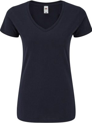 Fruit Of The Loom Iconic Combed 150 Regular Fit V Neck Tee Ladies - Image 8
