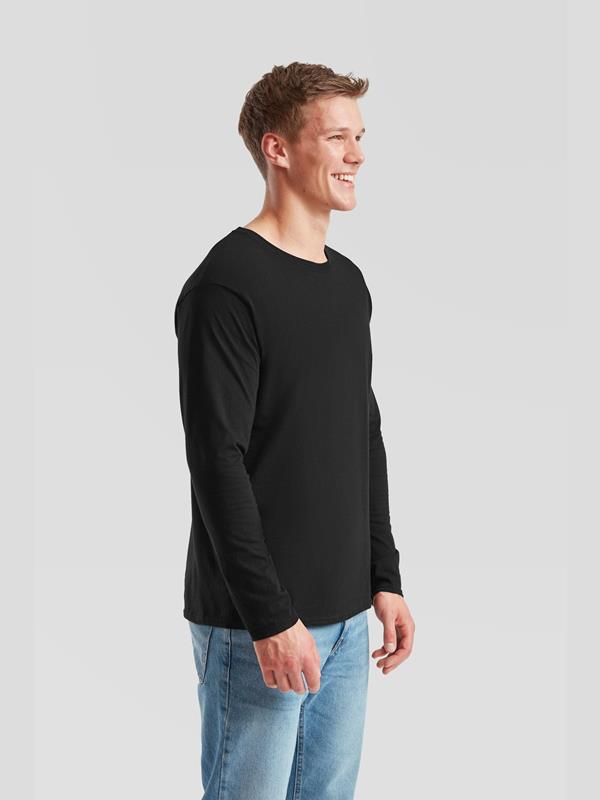 Fruit Of The Loom Iconic Combed 150 Regular Fit LS Tee Adult