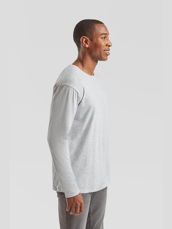 Fruit Of The Loom Iconic Combed 150 Regular Fit LS Tee Adult