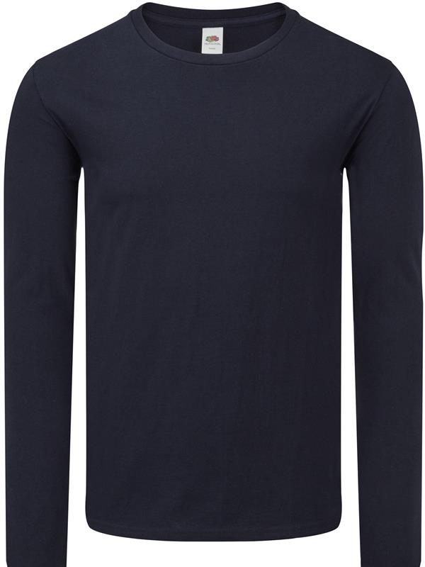 Fruit Of The Loom Iconic Combed 150 Regular Fit LS Tee Adult