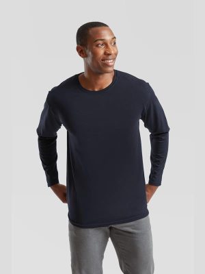 Fruit Of The Loom Iconic Combed 150 Regular Fit LS Tee Adult - Image 9