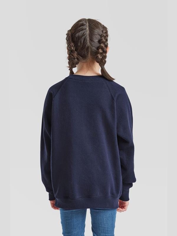 Fruit Of The Loom Classic Open End 280 Regular Fit Raglan Sweat Kids