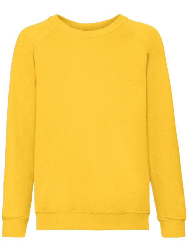 Fruit Of The Loom Classic Open End 280 Regular Fit Raglan Sweat Kids