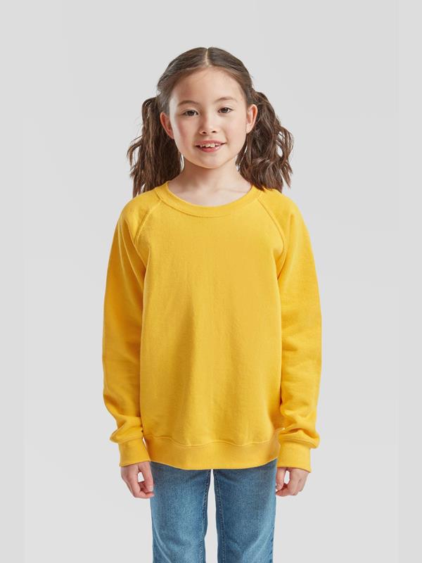 Fruit Of The Loom Classic Open End 280 Regular Fit Raglan Sweat Kids