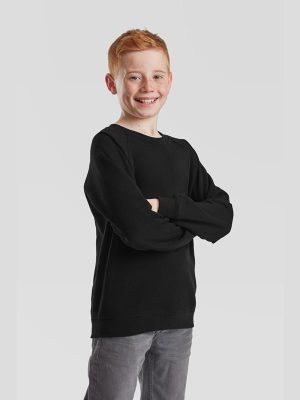 Fruit Of The Loom Classic Open End 280 Regular Fit Raglan Sweat Kids - Image 5