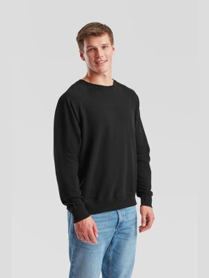 Fruit Of The Loom Lightweight Open End 240 Regular Fit Raglan Sweat Adult - Image 7