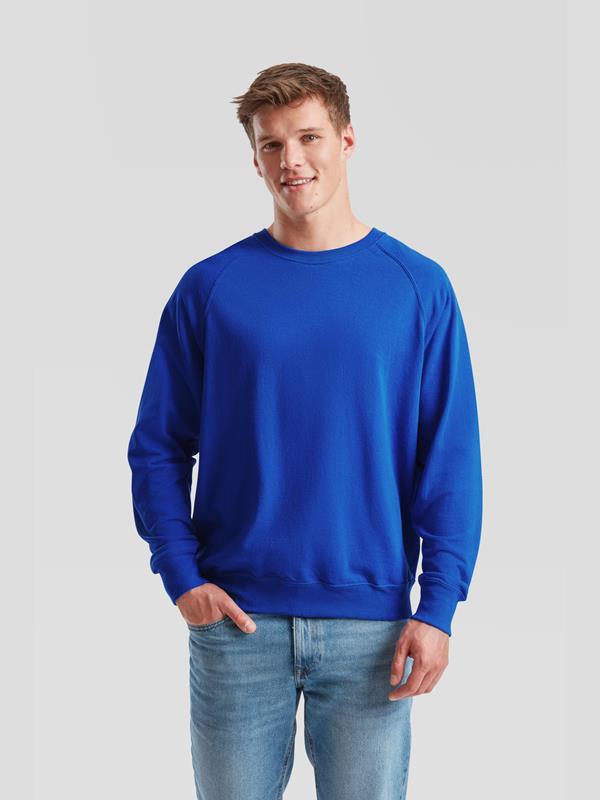 Fruit Of The Loom Lightweight Open End 240 Regular Fit Raglan Sweat Adult