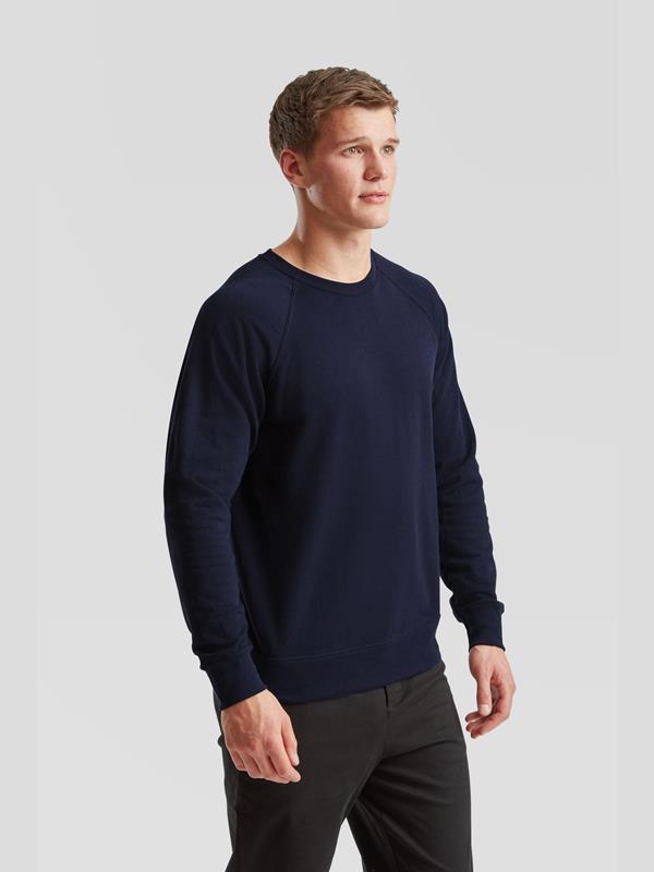 Fruit Of The Loom Lightweight Open End 240 Regular Fit Raglan Sweat Adult