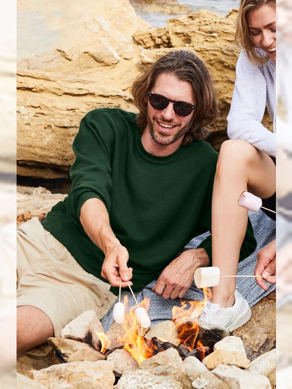 Fruit Of The Loom Classic Open End 280 Regular Fit Raglan Sweat Adult