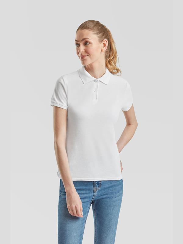Fruit Of The Loom 6535 Open End 180 Regular Fit Polo Ladies