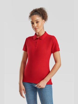 Fruit Of The Loom 6535 Open End 180 Regular Fit Polo Ladies - Image 29