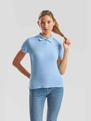 Fruit Of The Loom 6535 Open End 180 Regular Fit Polo Ladies - Image 41