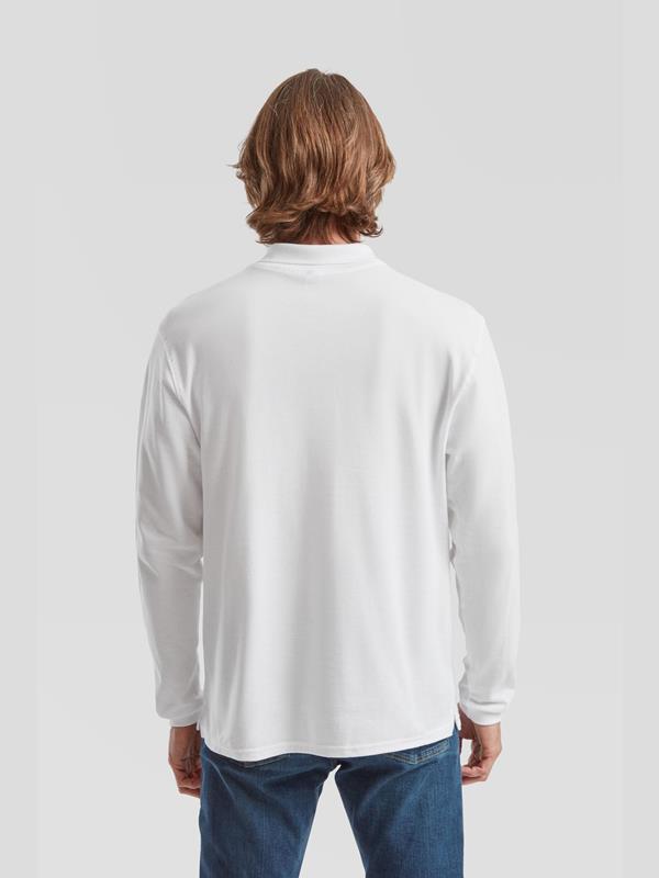 Fruit Of The Loom Premium Open End 180 Regular Fit LS Polo Adult