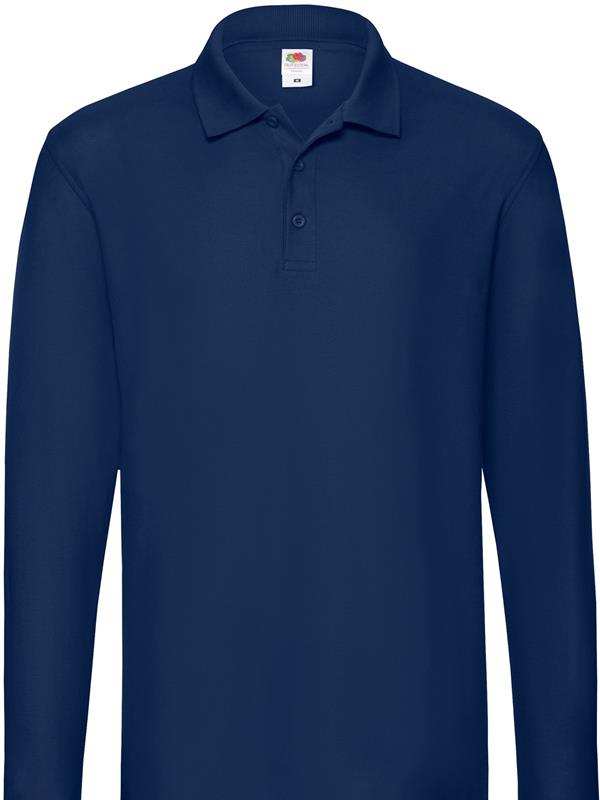 Fruit Of The Loom Premium Open End 180 Regular Fit LS Polo Adult