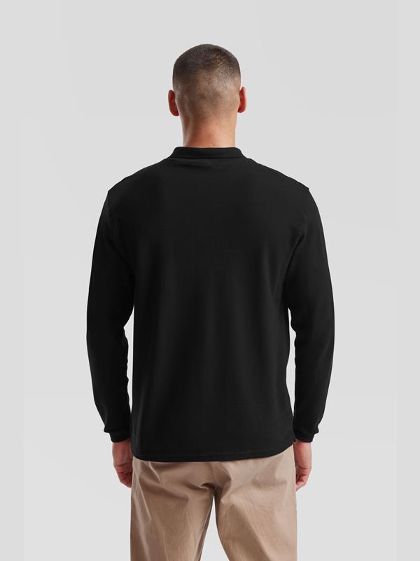 Fruit Of The Loom Premium Open End 180 Regular Fit LS Polo Adult