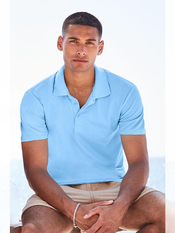 Fruit Of The Loom 6535 Open End 180 Regular Fit Polo Adult