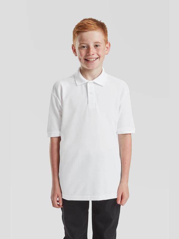 Fruit Of The Loom 6535 Open End 180 Regular Fit Polo Kids