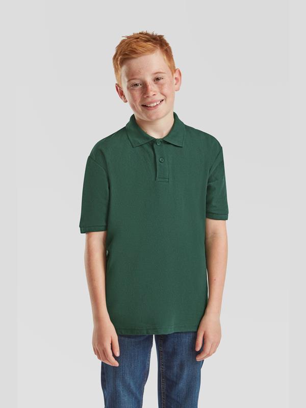 Fruit Of The Loom 6535 Open End 180 Regular Fit Polo Kids