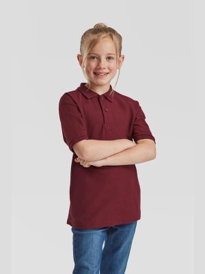 Fruit Of The Loom 6535 Open End 180 Regular Fit Polo Kids - Image 8