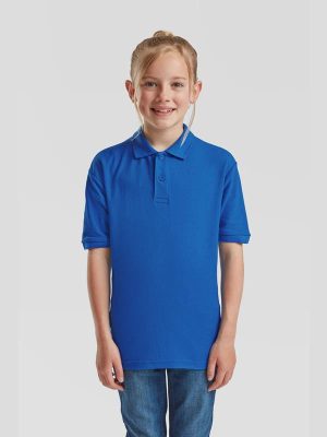 Fruit Of The Loom 6535 Open End 180 Regular Fit Polo Kids - Image 29