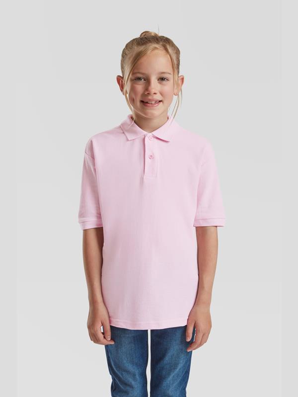 Fruit Of The Loom 6535 Open End 180 Regular Fit Polo Kids