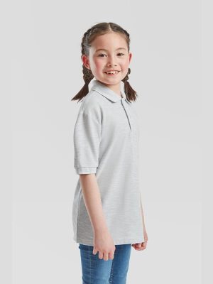 Fruit Of The Loom 6535 Open End 180 Regular Fit Polo Kids - Image 16