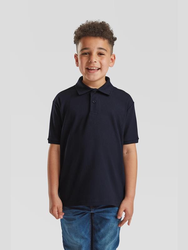 Fruit Of The Loom 6535 Open End 180 Regular Fit Polo Kids