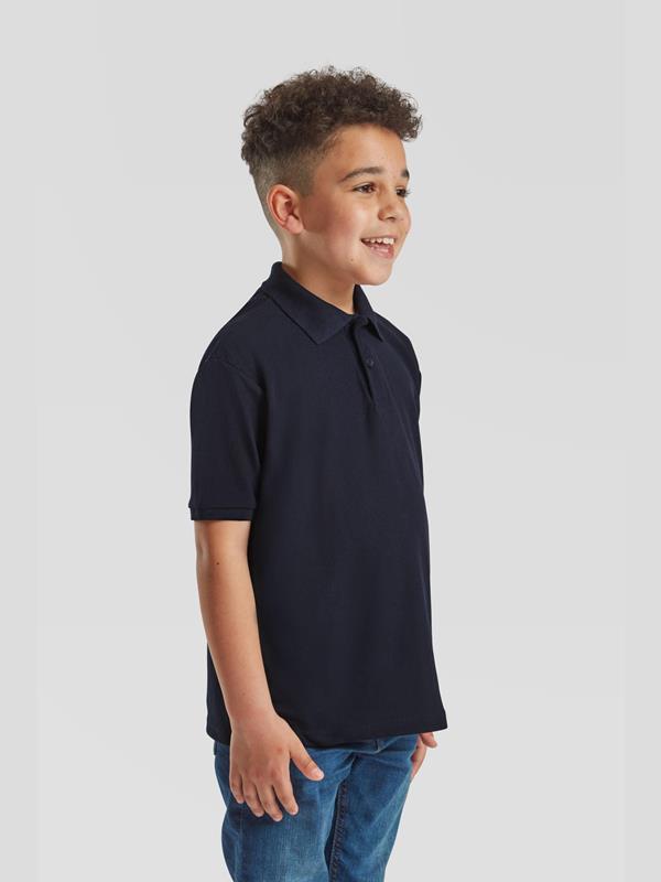 Fruit Of The Loom 6535 Open End 180 Regular Fit Polo Kids