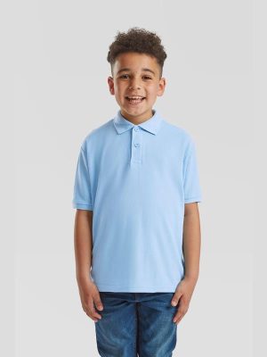 Fruit Of The Loom 6535 Open End 180 Regular Fit Polo Kids - Image 32