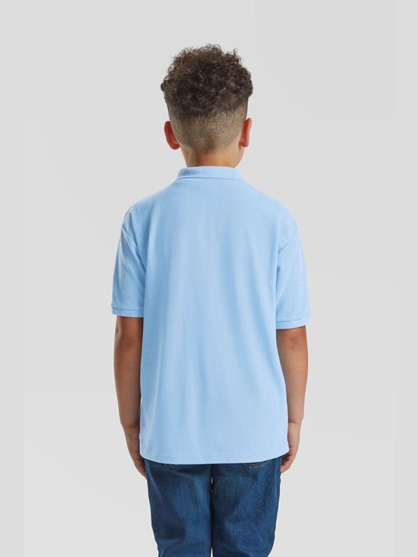 Fruit Of The Loom 6535 Open End 180 Regular Fit Polo Kids