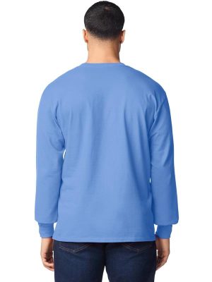 Gildan Ultra Cotton Open End 205 Regular Fit LS Tee Adult - Image 16
