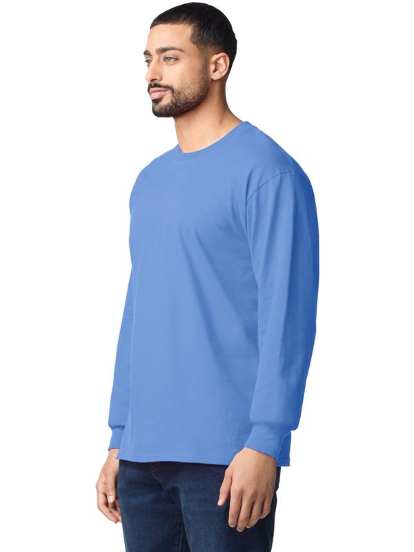 Gildan Ultra Cotton Open End 205 Regular Fit LS Tee Adult