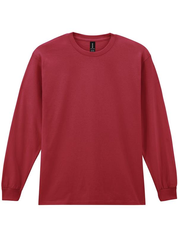 Gildan Ultra Cotton Open End 205 Regular Fit LS Tee Adult