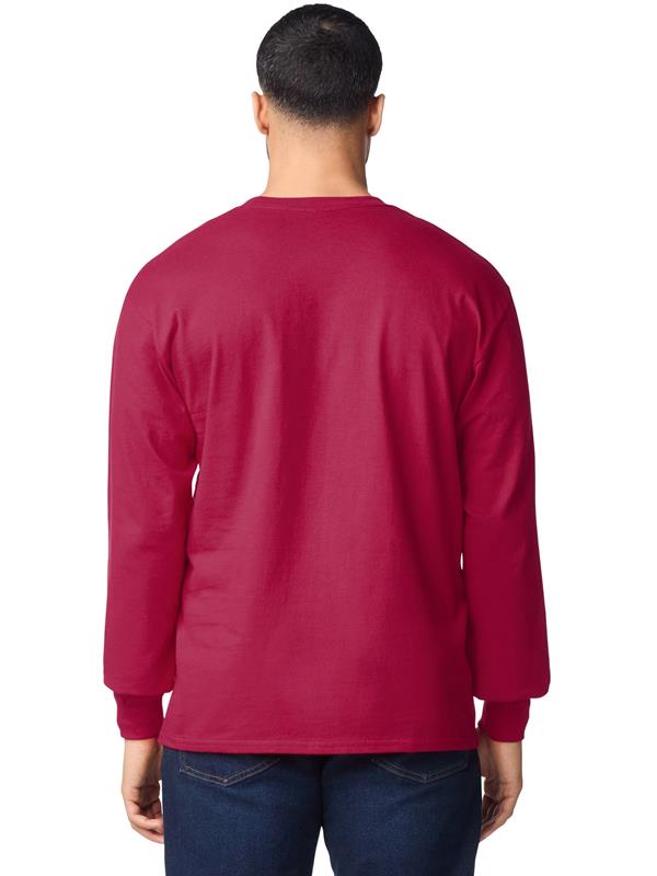 Gildan Ultra Cotton Open End 205 Regular Fit LS Tee Adult