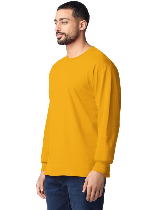 Gildan Ultra Cotton Open End 205 Regular Fit LS Tee Adult