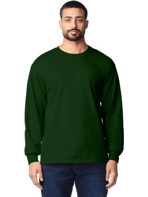 Gildan Ultra Cotton Open End 205 Regular Fit LS Tee Adult - Image 31